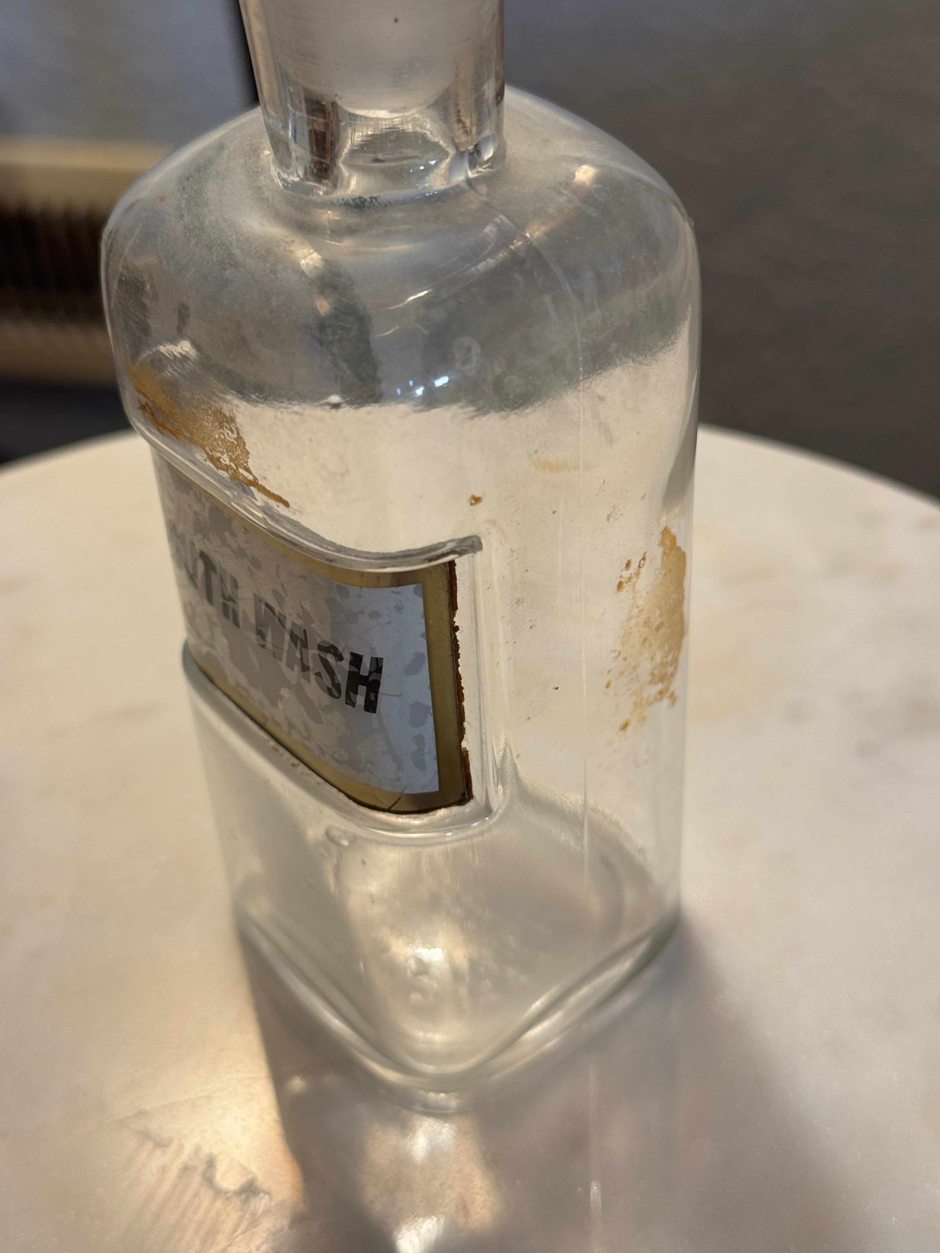Antique Apothecary Druggist Jar (1890s–1920s)