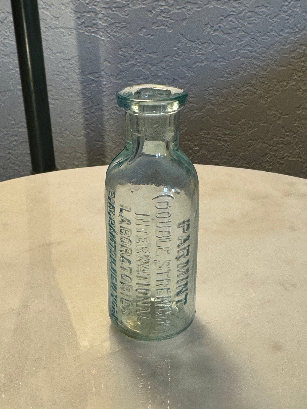 Antique Chloroform "Parmint" Glass Bottle (Empy)