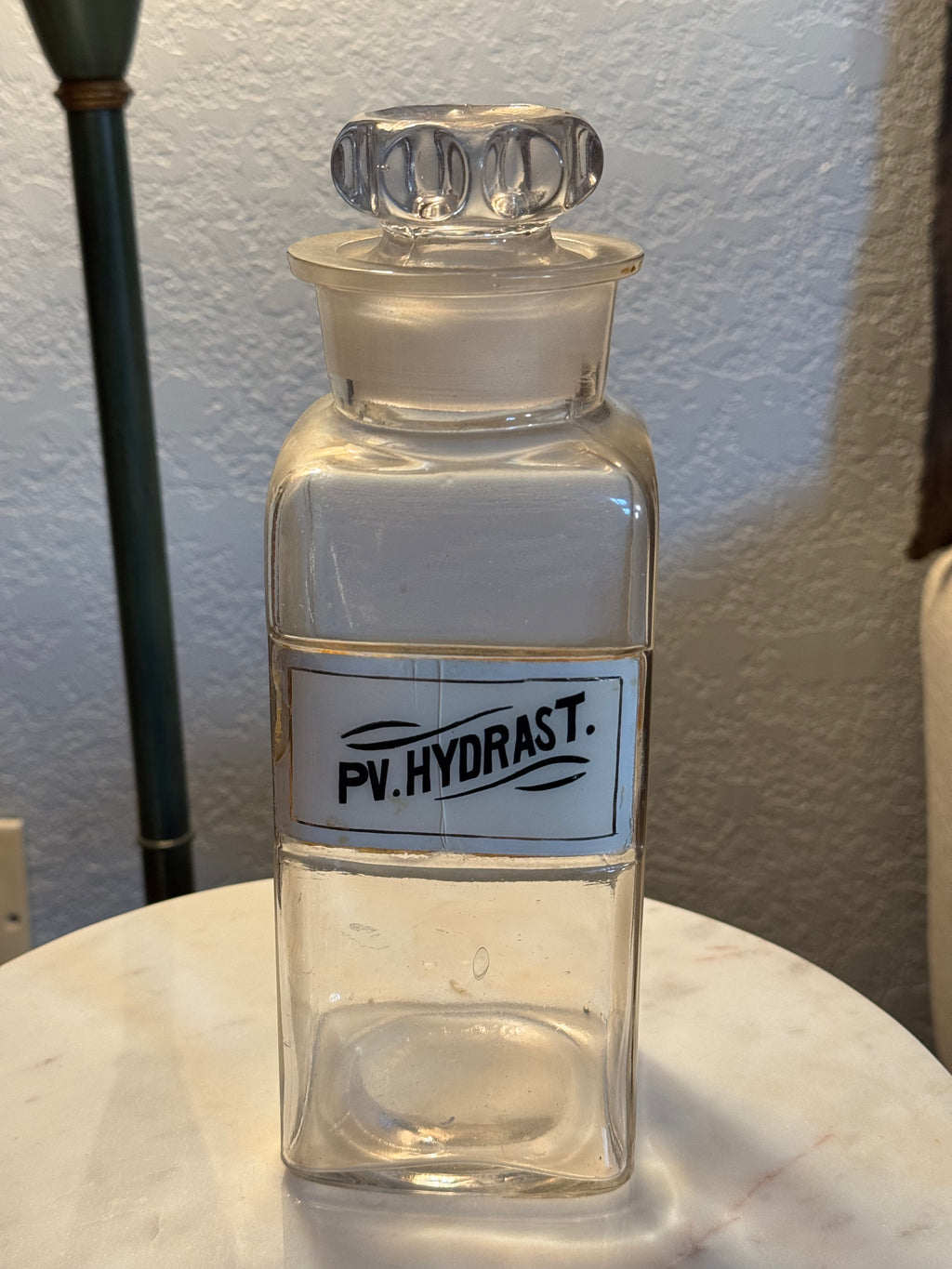 Antique Apothecary Druggist Jar (1890s–1920s)