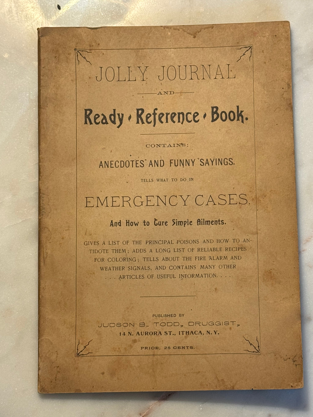 1894 Random Ass Pamphlet (Anecdotes and More)