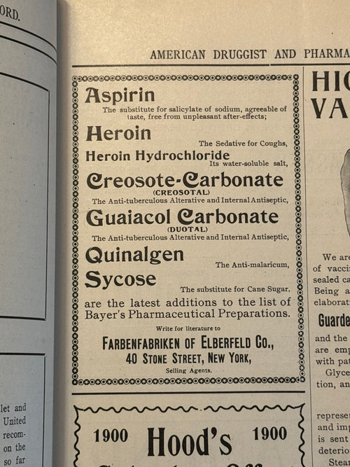 American Druggist 1899 (Includes Heroin Ad and More)