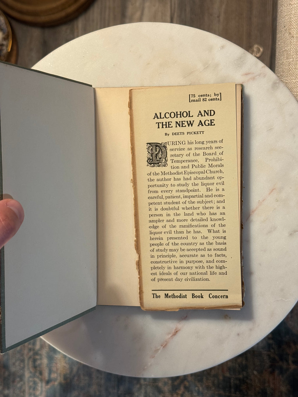 1926 Prohibition Propaganda Book