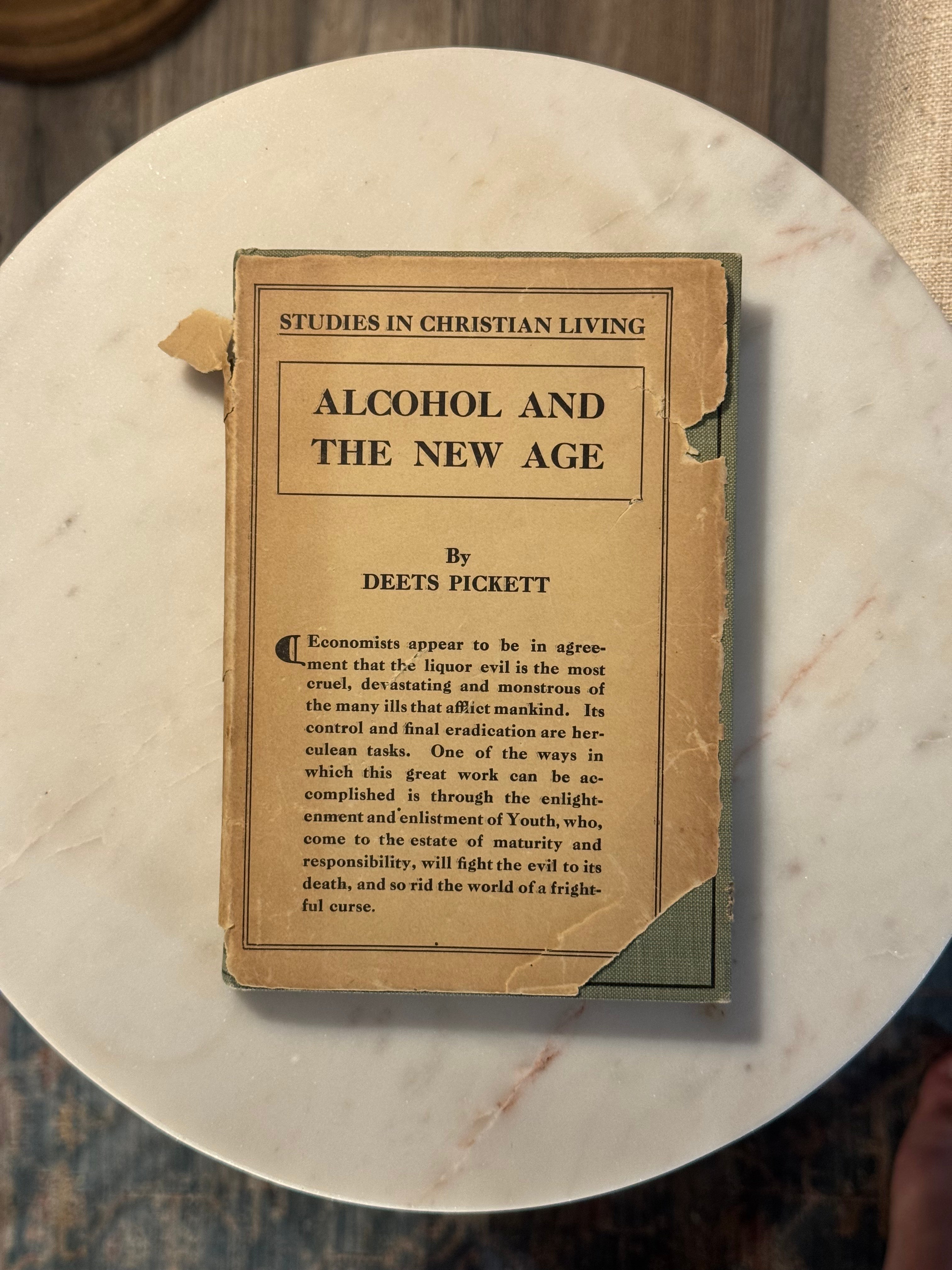 1926 Prohibition Propaganda Book