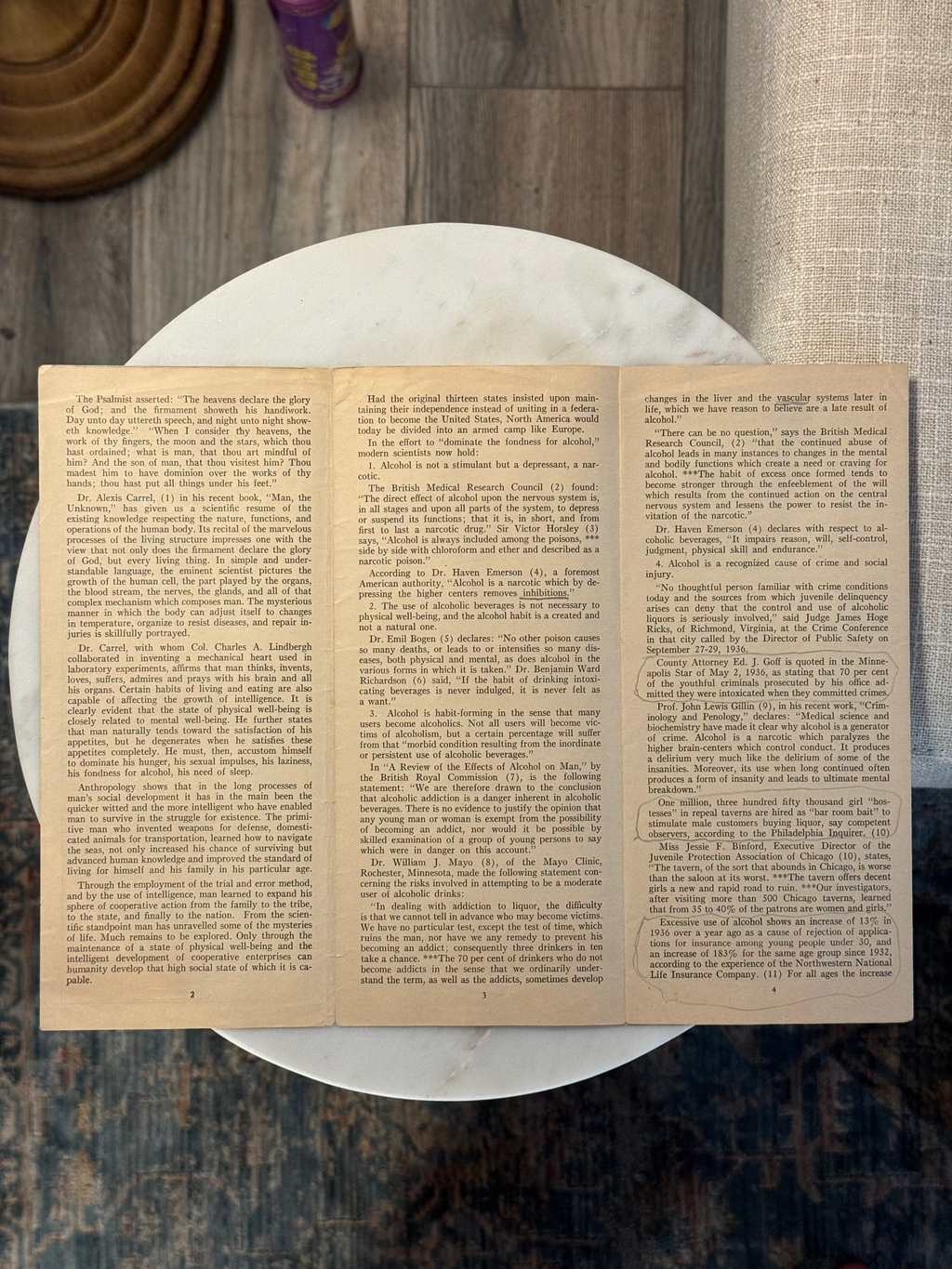 1936 Prohibition Pamphlet