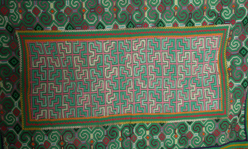 Gorgeous Medium Sized Shipibo Embroidery