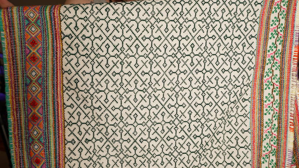 Hand Embroidered Kurus Kene Shipibo Dress
