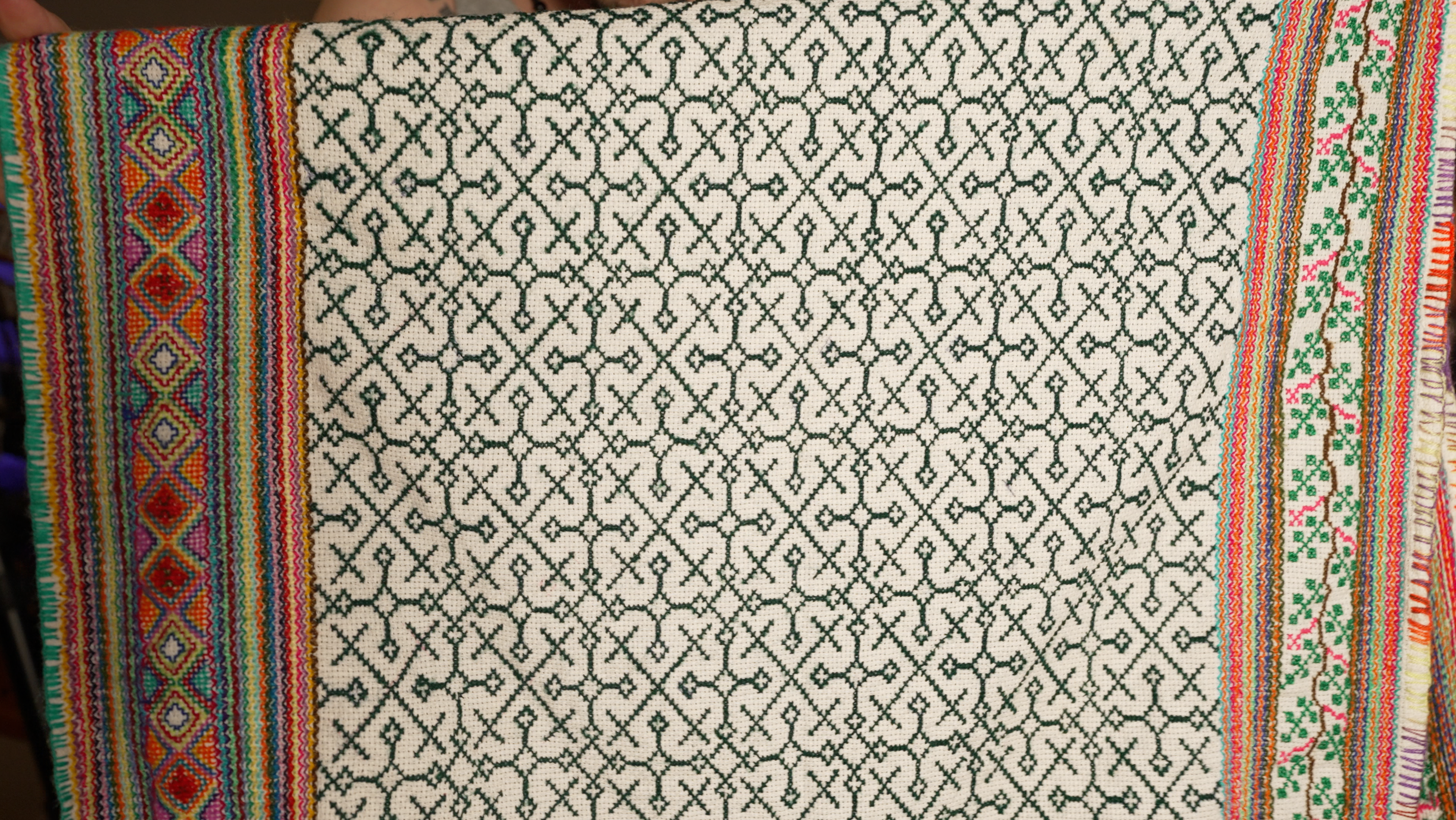 Hand Embroidered Kurus Kene Shipibo Dress