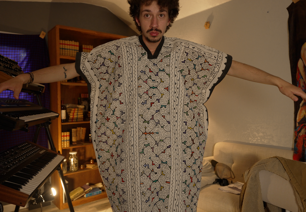 Hand Painted Shipibo Shaman Dress