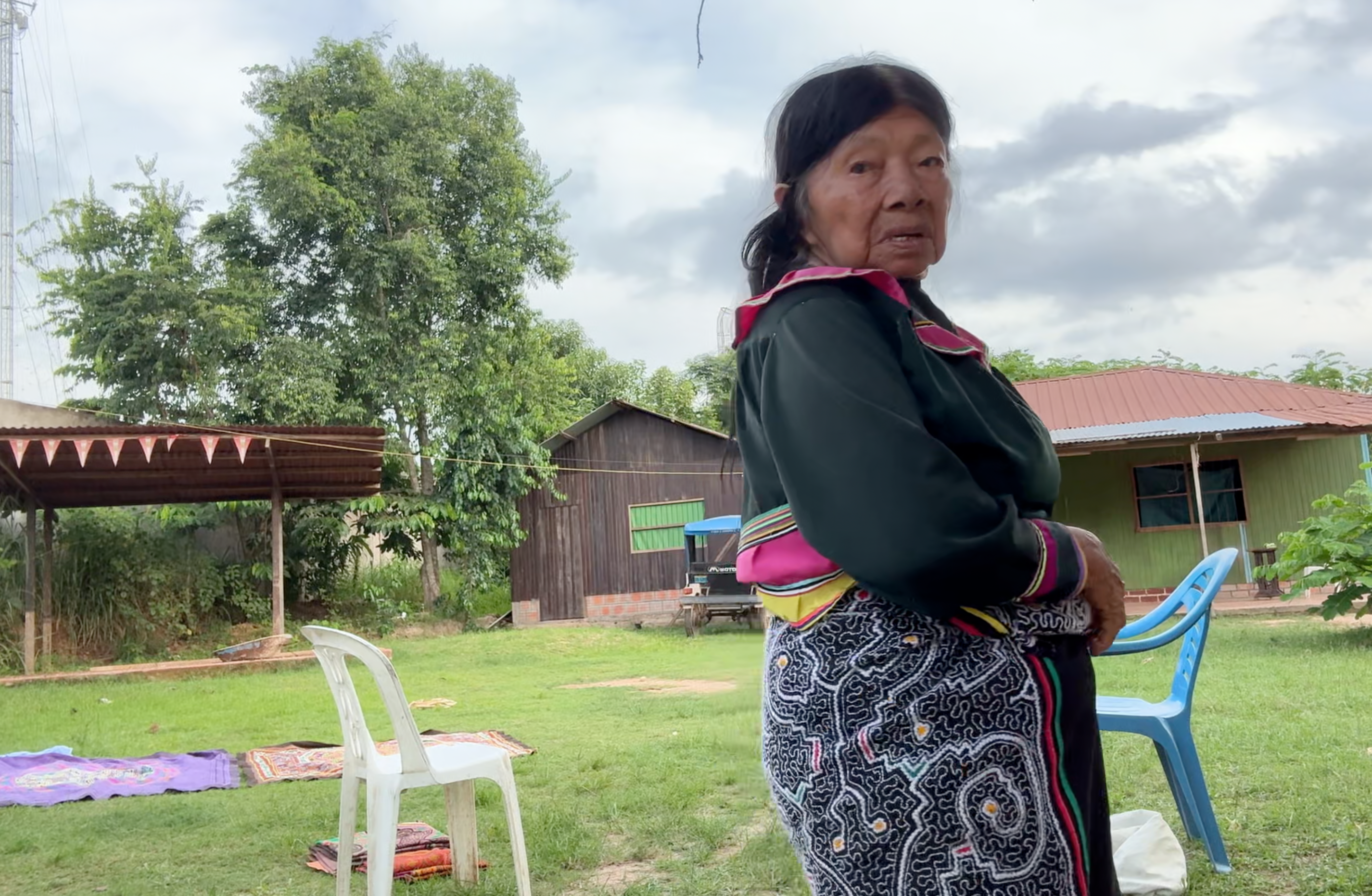 Hand Embroidered Shipibo Women's Dress (Unique)